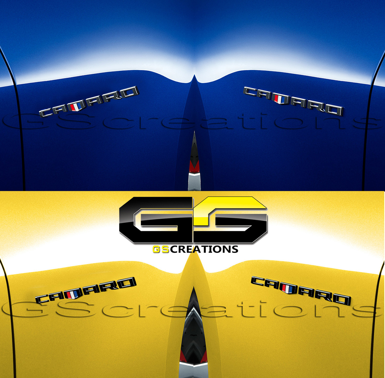 6th Gen Chevrolet Camaro Chrome Or Black OEM Fender Badge w/ Logo