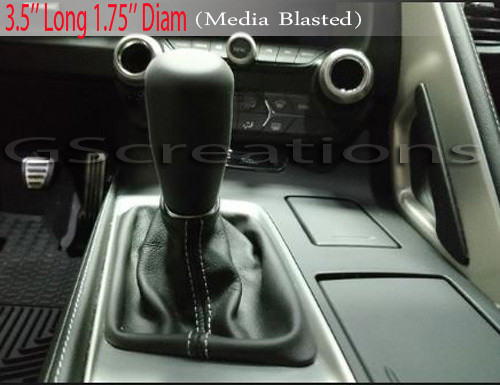 Corvette Delrin hardbar Shift Knob 3.5" C7 Z06 2014-18 6 Speed