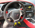 C7 Corvette Z51 or Z06  Steering Wheel Decals