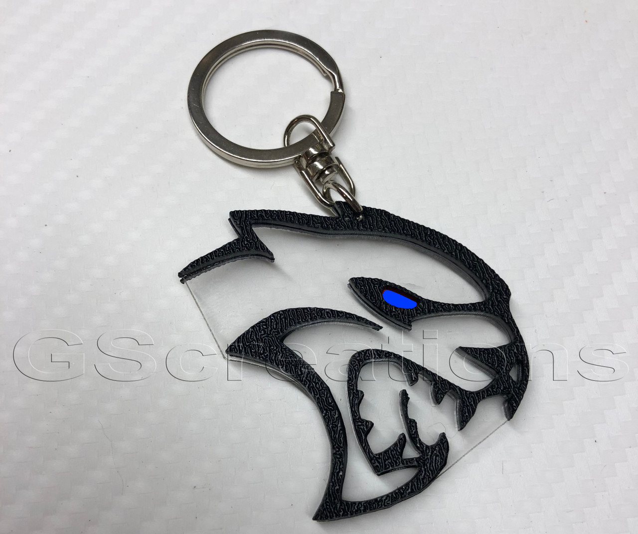 Hellcat keychain on sale