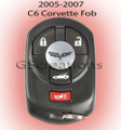 C6 Corvette Key Fob Remote Transmitter OEM GM Accessories 2005 2006 2007