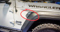 2018-2020 Jeep Wrangler JL JLU Side Vent Accents Battle Worn American Flag