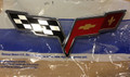 2005-2013 C6 Covette Flags Emblem Rear
