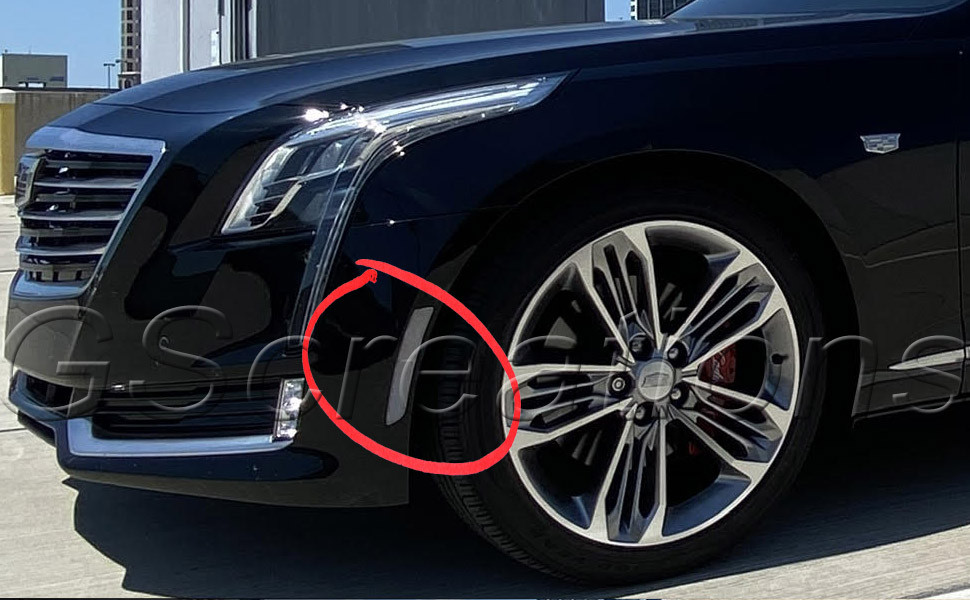 2016-2020 Cadillac CT6 Front Clear or Smoked Side Markers