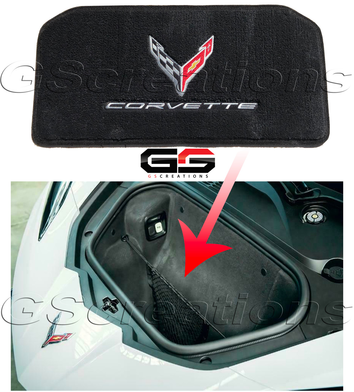 2020+ C8 Corvette Ultimat Lloyd Front Trunk (Frunk) Mat - GScreations