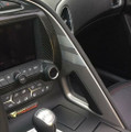 C7 Corvette Grand Sport Aluminum Hash Mark Dash Surround Applique Trim Panel