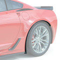 C7 Corvette Grand Sport Z06 ZR1 Carbon Flash Rear Wheel Quarter Extensions 