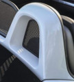 2013-2020 981 - 718 Porsche Boxster Roll Bar Headrest Mesh Deflector Panel Passenger's Side (R)