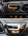 2012-2015 Toyota Tacoma Pickup Truck MORIMOTO XB HYBRID WHITE or Amber LED HeadLights 