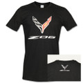 2023 Z06 C8 Next Generation Corvette Men's Black Tee Shirt T-Shirt  