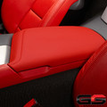 C7 Stingray Grand Sport Corvette Adrenaline Red Armrest Lid Leather 