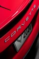 C8 Corvette Script Rear Emblem In Silver Chrome