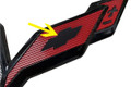 C7 Corvette Front / Rear Flag Emblem BOWTIE Overlay Sets - Colored Emblem Accents