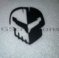 C8 Corvette Racing Jake Punisher Skull Emblem Custom Painted ALL Body Colors