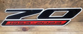 Corvette C8 70th Anniversary Fender Emblem Steel Sign