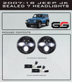 Morimoto LED Sealed7 HeadLights Fits 2007-2017 Jeep Wrangler JK