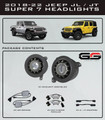 Morimoto LED Super7 HeadLights Fits 2018+ Jeep Wrangler Gladiator JL JT