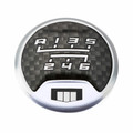 Gen 6 Camaro Carbon Fiber & Silver Shift Knob CAP LS and LT Models