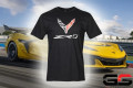 100% Ringspun Cotton T-Shirt With The 2025 C8 Corvette ZR1 Logo