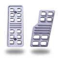 1997-2004 C5 Corvette Aluminum Heel-to-Toe Gas and Dead Pedal Set