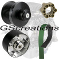 Metco 2.45'' LSA Supercharger Pulley Isolator Belt KIT For The CTS-V Camaro ZL1
