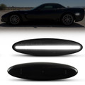 1997-2004 Corvette C5 Rear Bumper Smoke Lens White LED Side Markers