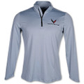 Wind & Water Resistant Ladies 1/4 Zip Pullover Top 2020 C8 Corvette Flags Logo
