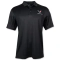 Men's CALLAWAY UPF 50 Polo With 2023 C8 Z06 Corvette Flag Logo