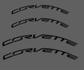 OEM Style C7 Corvette Brake Caliper decals JL9 / J55 / J56