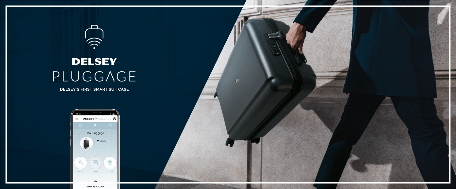 delsey smart luggage