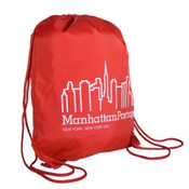 Manhattan Portage Drawstring Backpack - Red