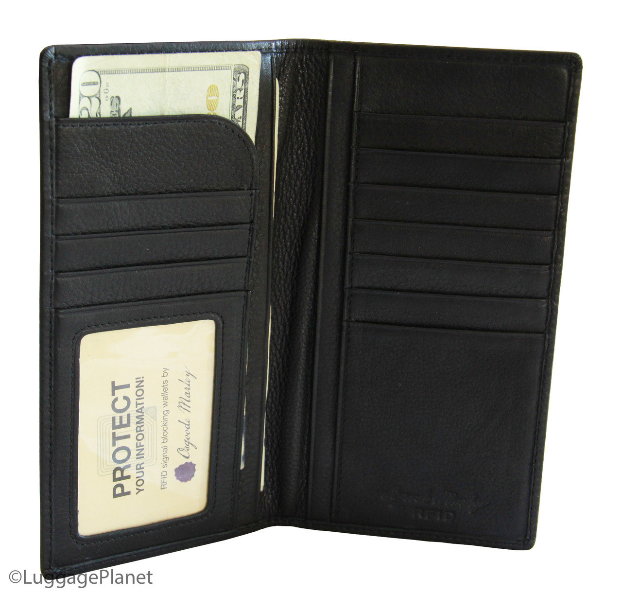 Jack Georges Patent Collection Tri-Fold Black