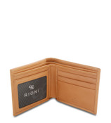 Rioni Mens Bifold ID Wallet - Signature Brown
