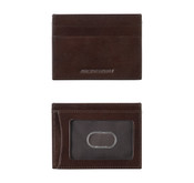 Johnston & Murphy Italian Leather RFID Weekender Case Wallet - Brown