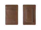 Johnston & Murphy Rhodes RFID Money-Clip Leather Wallet - Tan