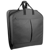 WallyBags 45” Deluxe Extra Capacity Travel Garment Bag w/ Two Accessory Pockets