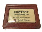 Osgoode Marley Sienna Leather RFID Blocking Double ID Card Case