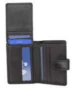 Prime Hide Washington RFID Nappa Leather Flap Card Holder Wallet