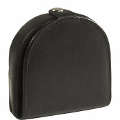 Osgoode Marley Cashmere Leather Coin Purse Change Holder Black 1554