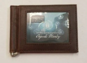 Osgoode Marley RFID Blocking Money Clip Mens Distressed Leather Wallet 1317