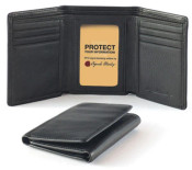 Osgoode Marley Cashmere RFID Blocking Mens Trifold Leather Wallet 1234