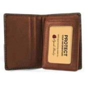 Osgoode Marley RFID Blocking Flipfold Mens Distressed Leather Wallet