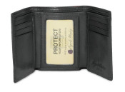 Osgoode Marley Sienna Leather RFID Blocking Trifold Wallet Black