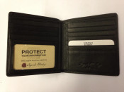 Osgoode Marley Cashmere Leather RFID Blocking Mens Hipster Wallet 1235 Bifold