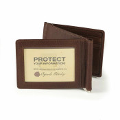Osgoode Marley Leather RFID Double Money Clip Wallet 1222