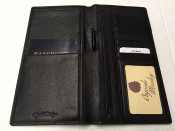 Osgoode Marley Cashmere Leather Travel Ticket Wallet Passport Case Holder 1703