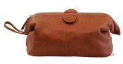 Osgoode Marley Cashmere Leather Facile Top Travel Framed Toiletry Kit 2009