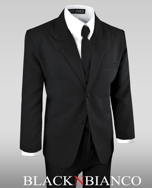 Black N Bianco Boys Teens Suit Dress Wear Set.