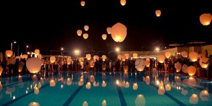 Sky deals lanterns wedding