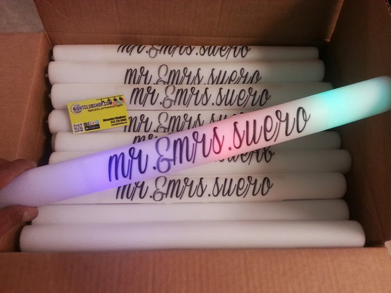 Add Fun & Spark to Your Wedding with Multicolor Foam Batons – Wedding  Sparklers Now